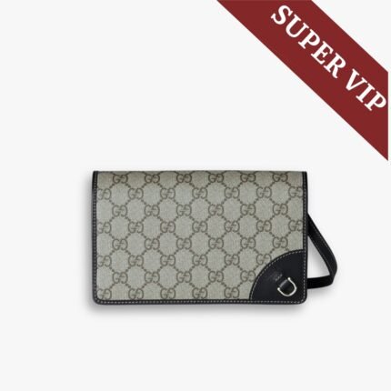 [SUPER VIP 1:1] - Gucci GG Emblem Super Mini Shoulder Bag Black 20cm 820688 FAD6L 9741