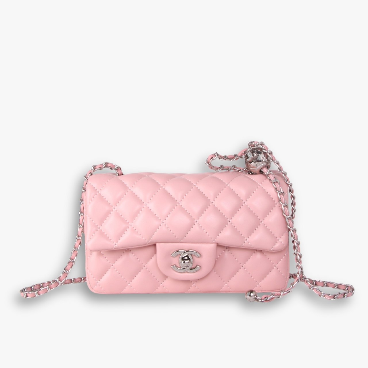 myelegous-1280-x-1280-px-54-2.jpg Chanel Classic Flap Bag Pastel Pink 20Cm - Image 1