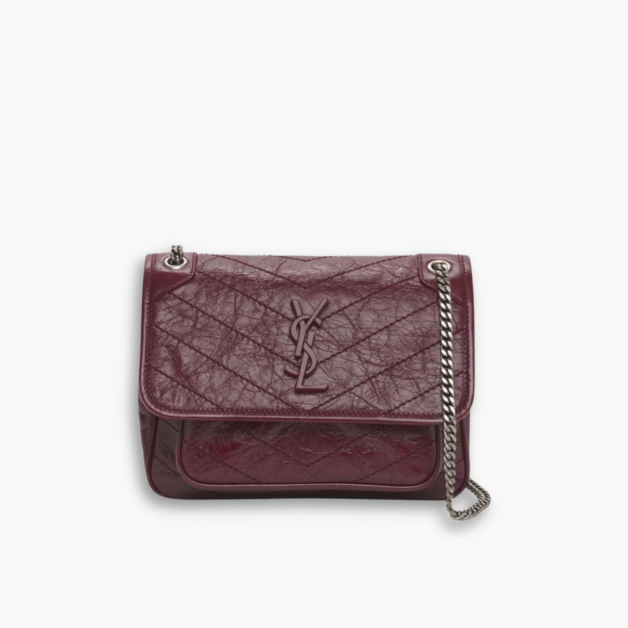 myelegous-1280-x-1280-px-6-1.jpg Saint Laurent Niki Shoulder Bag Burgandy 28Cm - Image 1