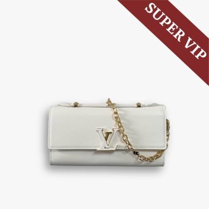 Super Vip 1:1 – Louis Vuitton Wallet On Chain Capucines Snow 23Cm M12265