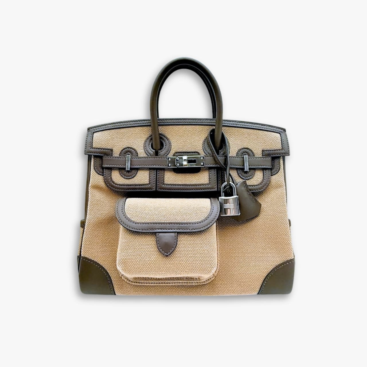 myelegous-1280-x-1280-px-67.jpg Hermes Birkin Cargo Mousse And Ecorce Toile 25Cm - Image 1