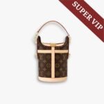 Super Vip 1:1 – Louis Vuitton Duffle Monogram Coated Canvas Beige 22Cm M43587