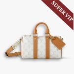 Super Vip 1:1 – Louis Vuitton Keepall Bandoulière 25 Off White 25Cm M15076