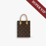 Super Vip 1:1 – Louis Vuitton Petit Sac Plat Bag Monogram Brown 17Cm M81295