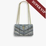 Super Vip 1:1 – Saint Laurent Puffer Toy In Denim 28Cm 7593372PT674575