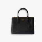 Prada Galleria Medium Saffiano Leather Bag Black 28cm 1BA274 NZV F0002 V EOO
