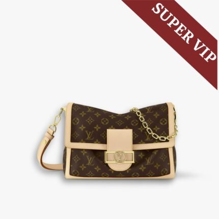 Super Vip 1:1 – Louis Vuitton Dauphine Soft GM Bag Monogram Brown 28Cm M47149
