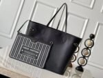[Super Vip 1:1] Louis Vuitton Neverfull Inside Out Black MM 31Cm M11946 - Image 4