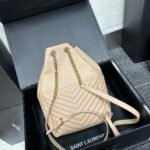Saint Laurent Joe Backpack In Beige 29Cm 6726091El079207 - Image 4